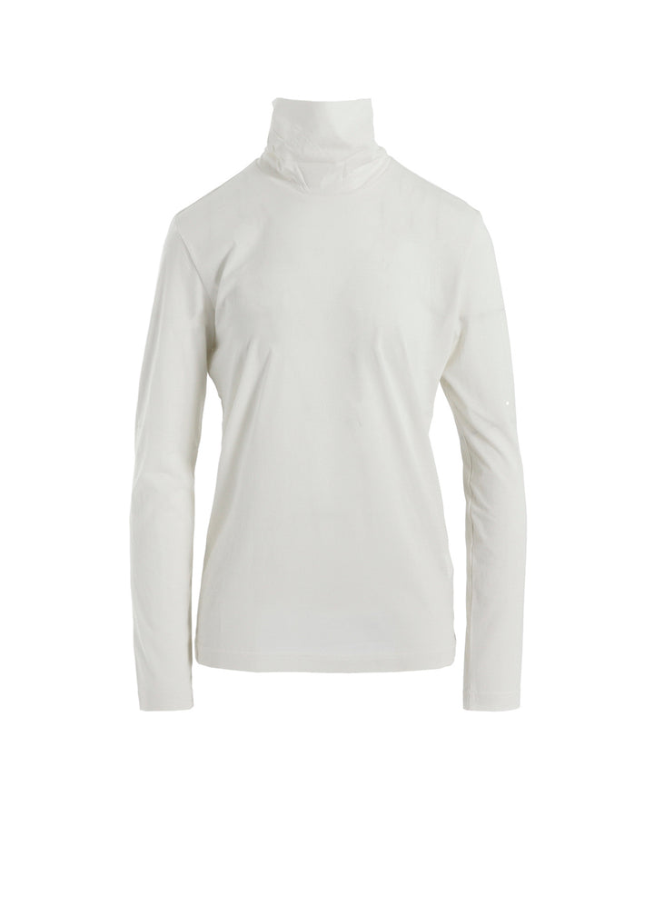 SOFT JERSEY HIGH NECK LONG T