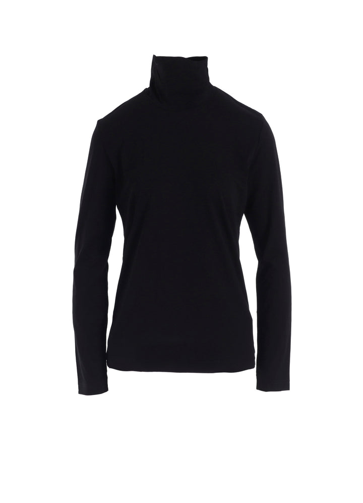 SOFT JERSEY HIGH NECK LONG T