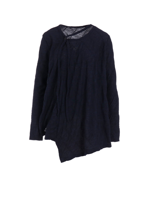 DIAGONAL CABLE JQ STRING COLLAR LONG T