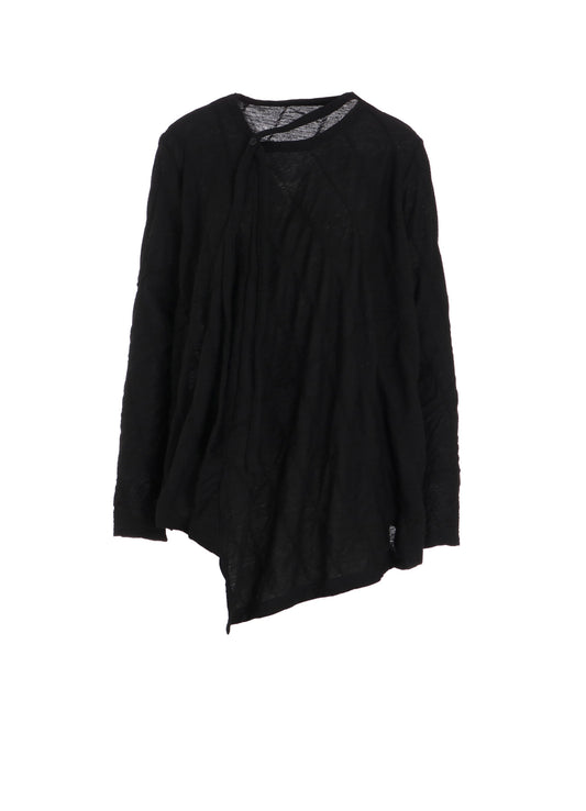DIAGONAL CABLE JQ STRING COLLAR LONG T