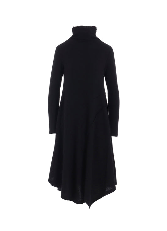 W/NY JERSEY DOUBLE LAYER DRESS
