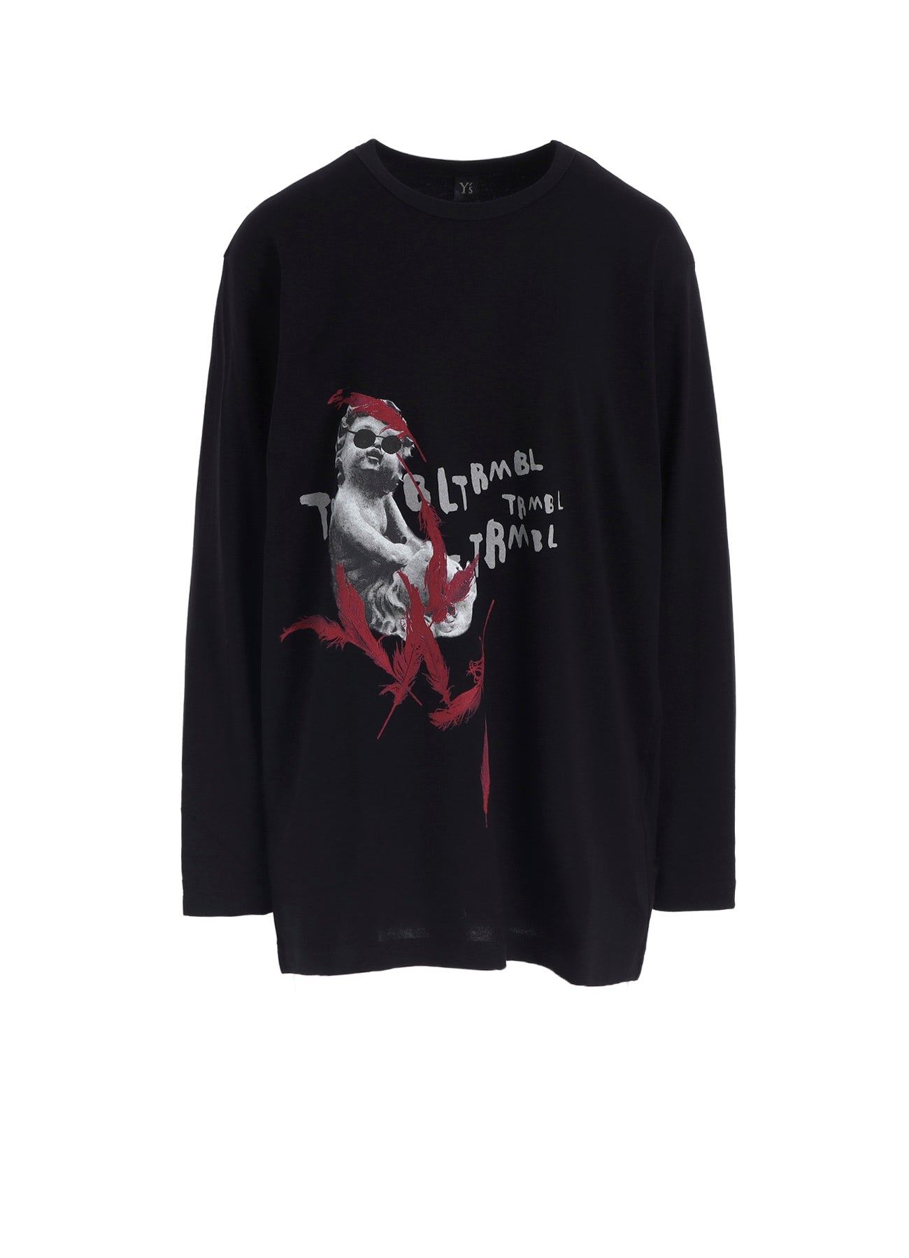 Tシャツ・カットソー Yohji Yamamoto \"FLOWERS AND LANTERNS\" UKIYO-E LONG-SLEEVED FLOWERS AND LANTERNS