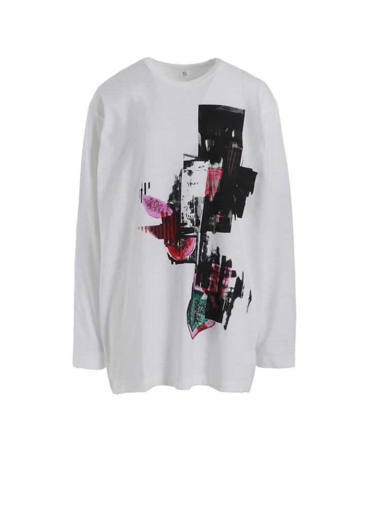 FRUIT PRINT GRAPHIC LONG SLEEVE T