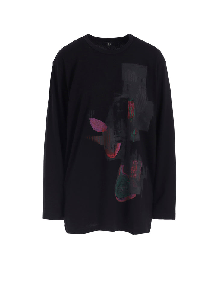 FRUIT PRINT GRAPHIC LONG SLEEVE T