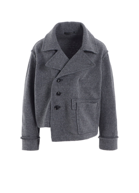 W/NY BOILED WOOL/FLEECE H-SHORT J