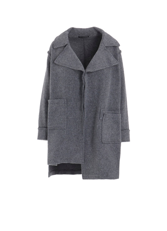 W/NY FLEECE LONG COAT