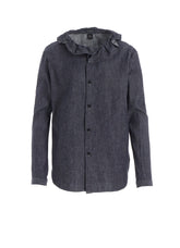 6OZ GATHER COLLAR DENIM SHIRT