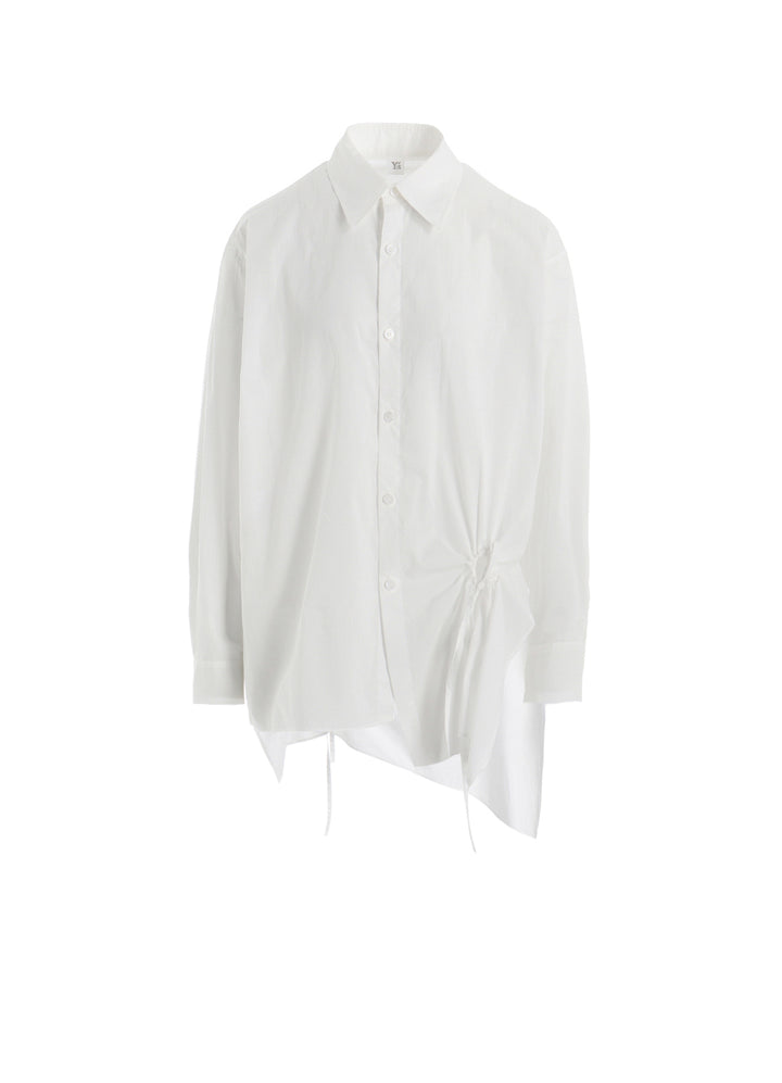 COTTON LAWN CIRCLE GATHERED  BLOUSE