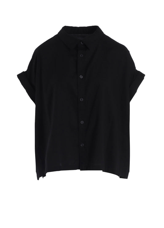 [Y's BORN PRODUCT] THIN COTTON TWILL SHORT SLEEVE BLOUSE