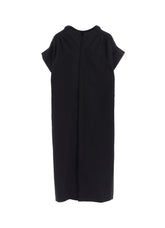 COTTON/LINEN RIB FLY OPEN DRESS