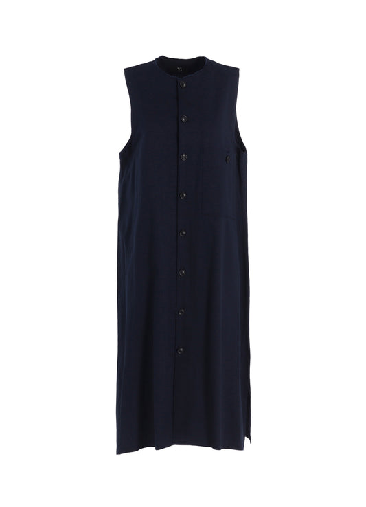 [Y's BORN PRODUCT] COTTON TWILL LONG DRESS