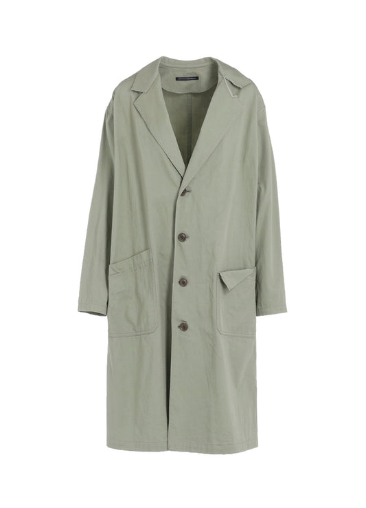 [Y's BORN PRODUCT] COTTON TWILL LONG JACKET