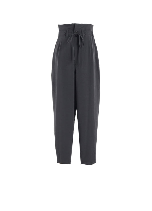 CREPE de CHINE HIGH WAIST PANTS