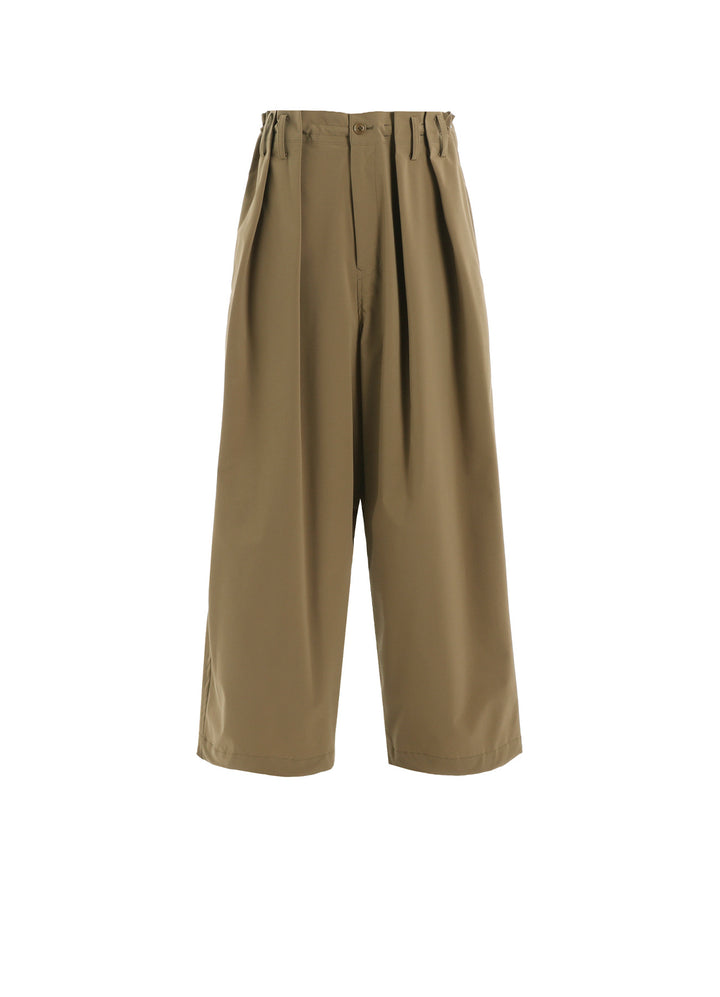 PE/ TAFTA DOUBLE TUCK GATEHRED PANTS
