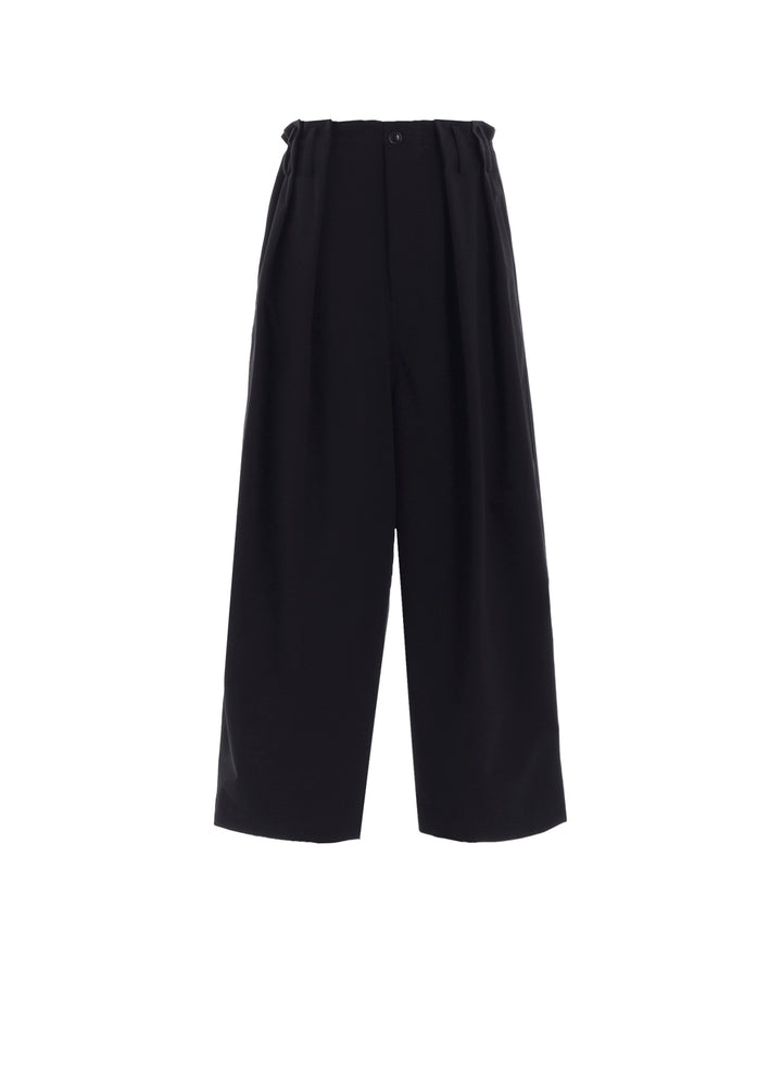 PE/ TAFTA DOUBLE TUCK GATEHRED PANTS