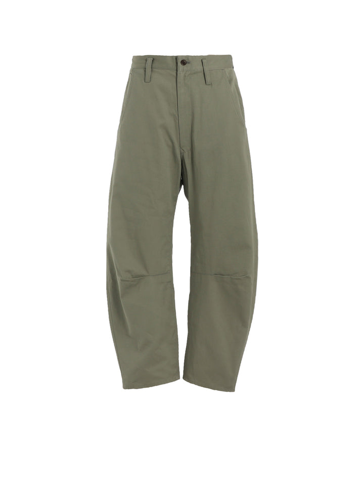[Y's BORN PRODUCT] COTTON TWILL WIDE PANTS