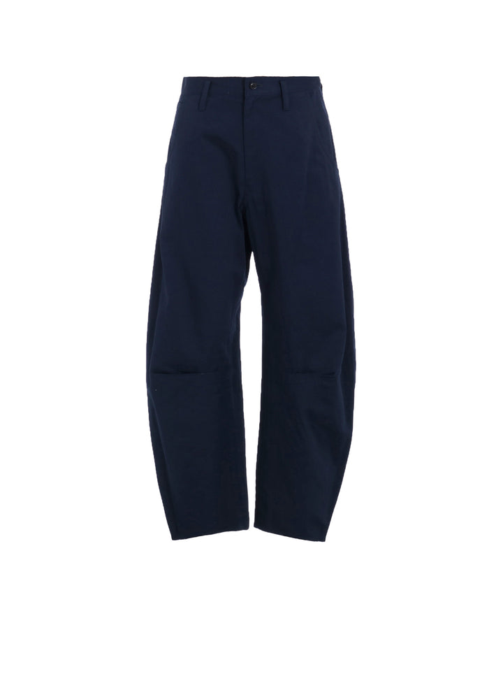 [Y's BORN PRODUCT] COTTON TWILL WIDE PANTS