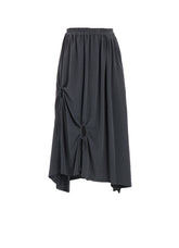 CREPE de CHINE CIRCLE GATHERED SKIRT