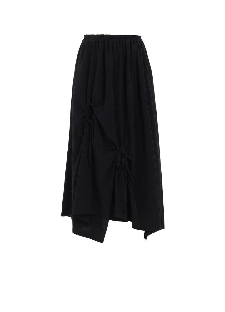 CREPE de CHINE CIRCLE GATHERED SKIRT