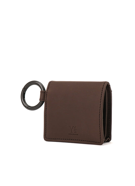 RUBBER TOUCH LEATHER COIN CASE