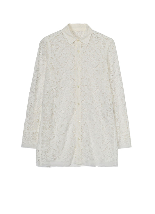 LACE REGULAR COLLAR BLOUSE