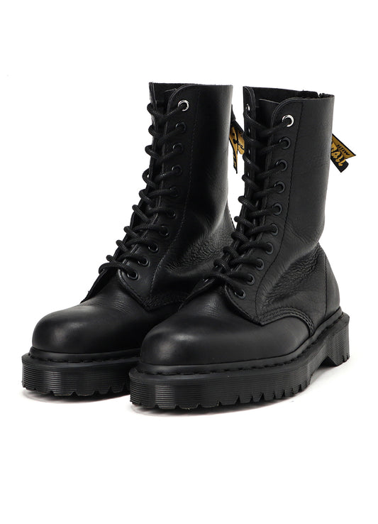 Y’s × Dr. Martens 10 EYE Y's BLACK CLASSIC CALF