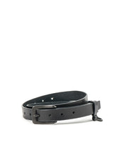 SEMI-GLOSS LEATHER 25MM BELT