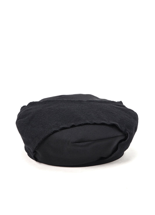 GABARDINE × SERGE COMBI DART BERET