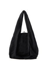 WOOL GABARDINE TUCK CLASP BAG