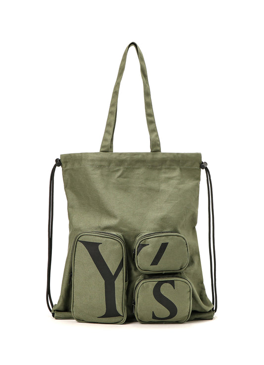 Y'S LOGO CANVAS NAPSACK