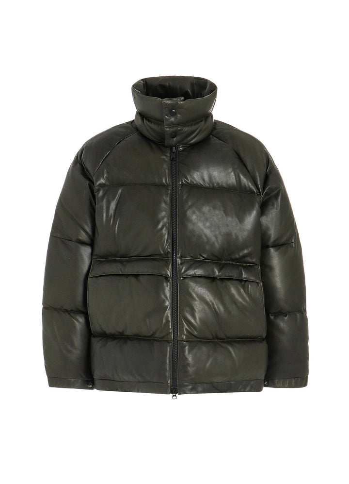 SHEEP SKIN LEATHER DOWN JACKET