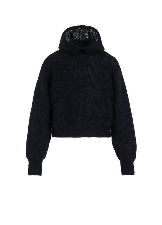 MOHAIR HOODIE PULLOVER