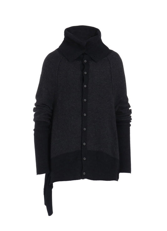 【11/1 12:00(JST) Release】REVERSE STITCHES SIDE DRAPE CARDIGAN