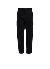 C/LI GABARDINE PIN TUCKED SLIM PANTS