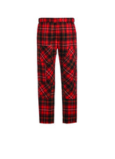 TARTAN CHECK PATCHWORK PANTS