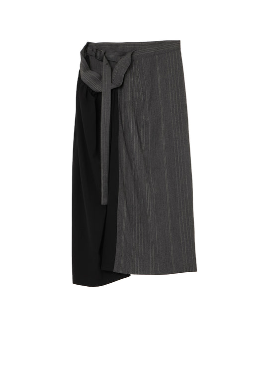 W/RY RANDOM HERRINGBONE RIGHT SIDE CLOTH SKIRT