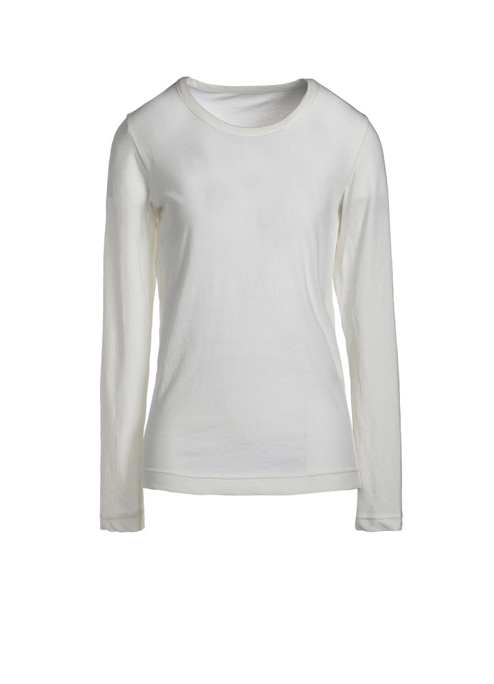 40/-HARD TWIST JERSEY ROUND NECK LONG SLEEVE T