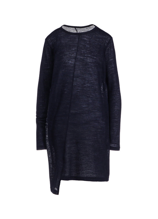 GAUZE NASHIJI ASYMMETRIC PULLOVER