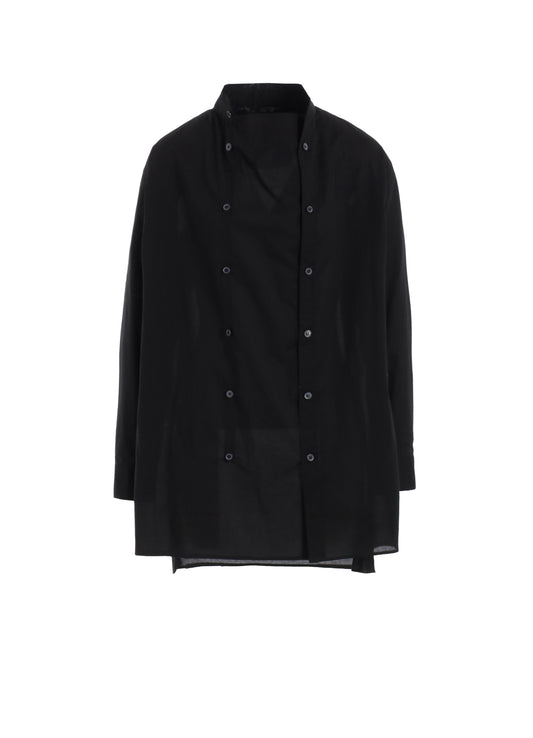 COTTON LAWN RIGHT FRONT DOUBLED SHIRT