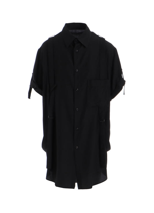 【2/1 12:00(JST) Release】4OZ CU/DUNGAREE TWILL PARACHUTE BLOUSE