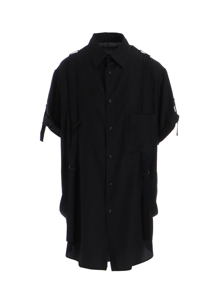 4OZ CU/DUNGAREE TWILL PARACHUTE BLOUSE