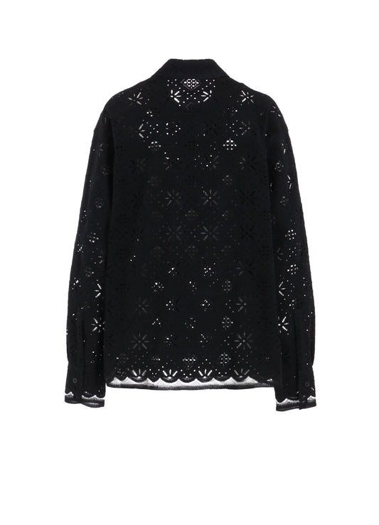 COTTON LACE REGULAR SHIRT