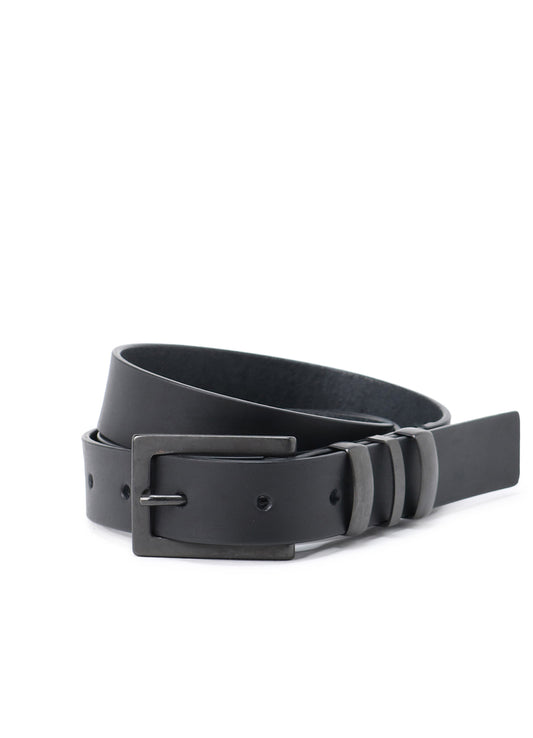 THICK SEMI GLOSS LEATHER 25MM BELT