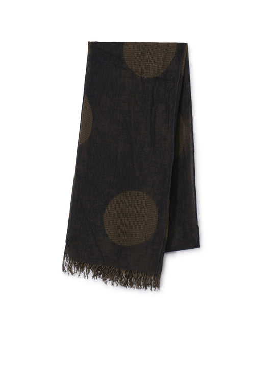 DOT JACQUARD SCARF