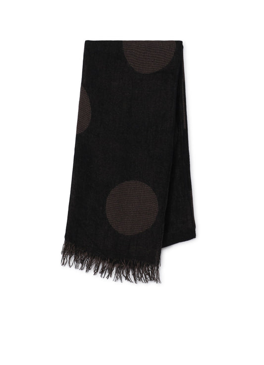 DOT JACQUARD SCARF