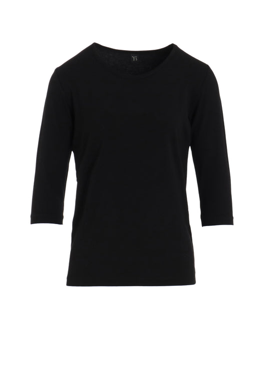 RAYON JERSEY 3/4 SLEEVE ROUND NECK T