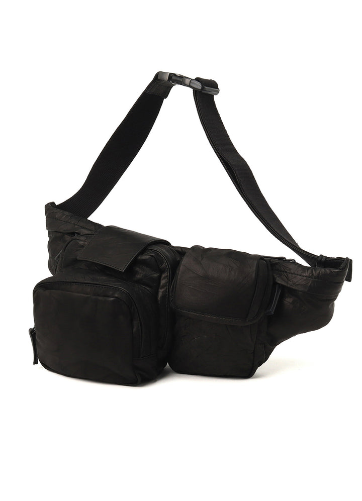 TWISTED SOFT LEATHER POCKET BAG