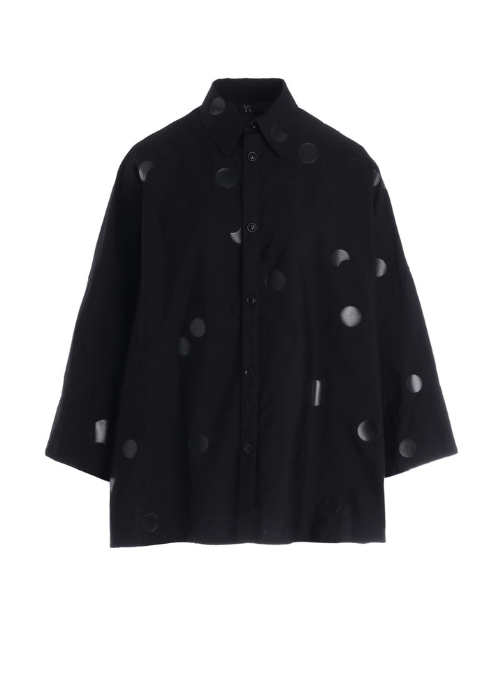 100/2 BROAD DOT PIGMENT PRINT BLOUSE