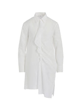 COTTON LAWN FRILL SHIRT