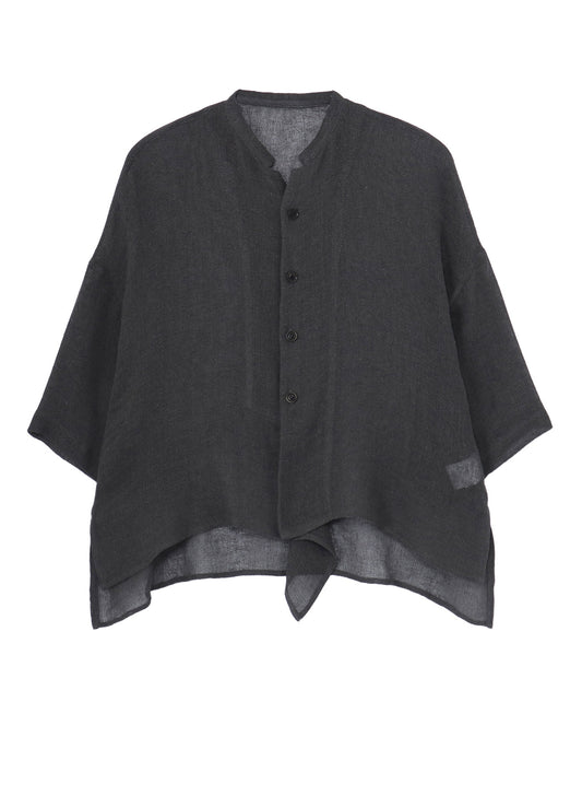 LENO CLOTH HALF SLEEVE BOX SHIRT